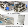 Най-добър - 001d неръждаема стомана платка запояване поемане на печатни платки за ремонт на държач за ремонт на мобилен телефон