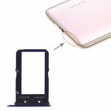 SIM Card Tray + SIM Card Tray for Vivo X27 (Blue)