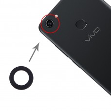 10 PCS об'єктива камери Обкладинка для Vivo Y73 (чорний)