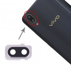 კამერა ობიექტივი საფარი Vivo X21 (ვერცხლისფერი)