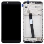 LCD-näyttö ja digitointikokoelma koko kokoonpano kehyksellä Xiaomi RedMI 7A (musta)