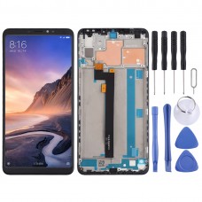 LCD Screen and Digitizer Full Assembly with Frame for Xiaomi Mi Max 3 (Black)