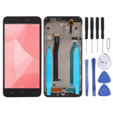 LCD Screen and Digitizer Full Assembly with Frame for Xiaomi Redmi 4X (Black)
