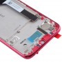 LCD-skärm och digitizer Fullständig montering med ram för Xiaomi RedMi Not 7 / RedMi Not 7 Pro (röd)
