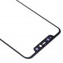 Frontskärm Yttre glaslins för Xiaomi Mi 8 Explorer (svart)