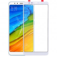 מסך קדמי עדשת זכוכית חיצונית עבור Xiaomi redmi 5 (לבנה)