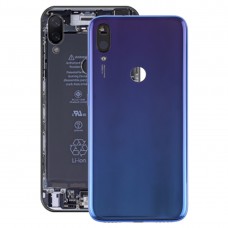 Batteribakgrund med sidoknappar för Xiaomi MI-spel (blå)