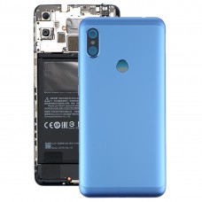 Couverture arrière de la batterie avec touches latérales pour Xiaomi Redmi Note 6 Pro (Bleu)