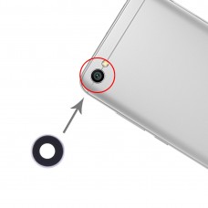 10 sztuk obiektywu aparatu Osłona dla Xiaomi Redmi Note 5a (srebrny)