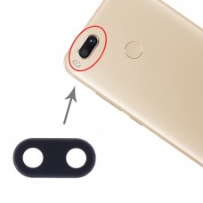 10 PCS-Kamera-Objektiv-Abdeckung für Xiaomi Mi 5X / A1 (Schwarz)
