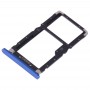 SIM-Karten-Behälter + SIM-Karte / Micro SD-Karte für Xiaomi Mi 8 Lite (blau)
