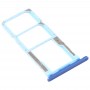 SIM vassoio di carta + vassoio di carta di SIM + Micro vassoio di carta di deviazione standard per Xiaomi redmi 7A (blu)