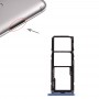 SIM-карта лоток + SIM-карта лоток + Micro SD Card для Xiaomi редх S2 (синий)