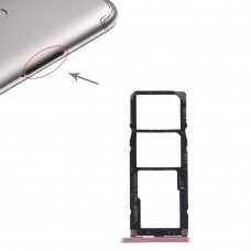 SIM Card Tray + SIM Card Tray + Micro SD Card for Xiaomi Redmi S2 (Rose Gold)