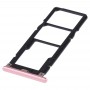 SIM vassoio di carta + vassoio di carta di SIM + Micro SD Card per Xiaomi redmi S2 (oro rosa)