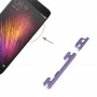 Virtapainike ja äänenvoimakkuuden säätöpainike Xiaomi Mi 5: lle (violetti)
