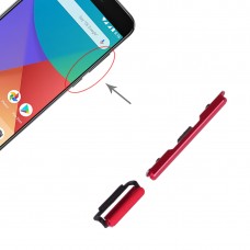 Power-Taste und Lautstärkeregler für Xiaomi Mi 5X / A1 (rot)