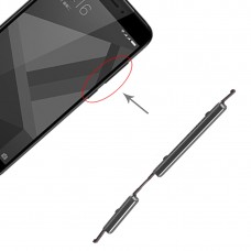 Power-Taste und Lautstärkeregler für Xiaomi Redmi 4X (Schwarz)