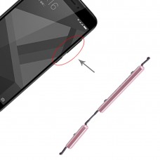 Power-Taste und Lautstärkeregler für Xiaomi Redmi 4X (Pink)