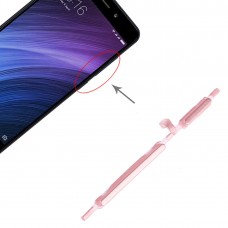 Power Button and Volume Control Button for Xiaomi Redmi 4A (Pink)
