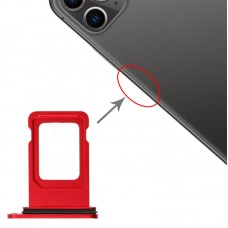 SIM-kortin lokero iPhone 11: lle (punainen)