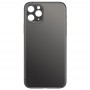 Batería de cristal cubierta trasera para iPhone Pro 11 (Negro)