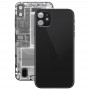 Couverture arrière de la batterie de verre pour iPhone 11 (noir)