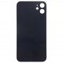Стеклянная задняя крышка аккумулятора Крышка для iPhone 11 (черный)