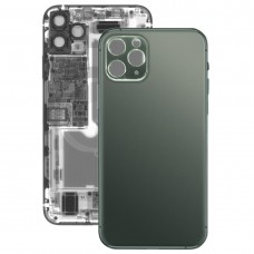 Скляна задня кришка акумулятора Кришка для iPhone 11 Pro Max (зелений)