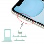 SIM-kaardi salve + küljeklahv iPhone 11 jaoks (roheline)