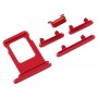 SIM Card Tray + Side Key for iPhone 11 (წითელი)