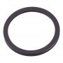 2 PCS-hintere Kamera-Glasobjektiv Metallschutz Hoop-Ring für iPhone 11 (Schwarz)