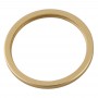 2 PCS-hintere Kamera-Glasobjektiv Metallschutz Hoop-Ring für iPhone 11 (Gold)