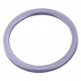 2 PCS trasera del objetivo de la cámara de cristal Metal Protector anillo del aro para el iPhone 11 (púrpura)