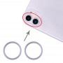 2 szt. Tylna kamera szklana soczewka metalowa ochraniacze pierścień obręczy do iPhone 11 (fioletowy)