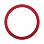2 st Bastkamera Glasslins Metal Protector Hoop Ring för iPhone 11 (röd)