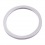 2 Sztuk Tylna kamera Szkła Obiektyw Metalowy Protector Hoop Ring dla iPhone 11 (Silver)