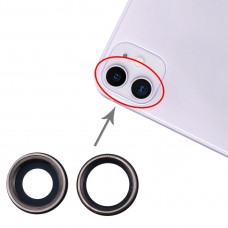 2 PCS Back Camera Bezel with Lens Cover for iPhone 11