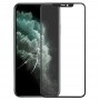 Frontscheibe Äußere Glasobjektiv für das iPhone 11 Pro Max (Schwarz)