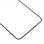 Frontscheibe Äußere Glasobjektiv für das iPhone 11 Pro Max (Schwarz)