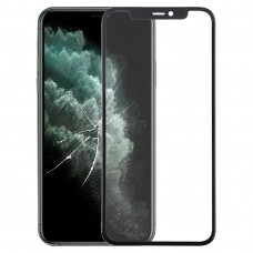 Front Screen Outer Glass Lens + OCA Optically Clear Adhesive for iPhone 11 Pro Max (Black)