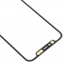 Pantalla frontal exterior de la lente de cristal + OCA ópticamente claro Adhesivo para iPhone 11 Pro Max (Negro)