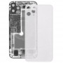 Transparent frostat glasbatteri baklucka för iPhone 11 Pro (transparent)
