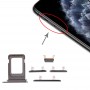 SIM ბარათის უჯრა + SIM ბარათი Tray + Side Key for iPhone 11 Pro Max / 11 Pro (მწვანე)