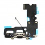Port de chargement + câble audio flex pour iPhone 7 (noir)
