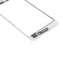 для iPhone 8 Plus Передній екран Зовнішній скляний об'єктив з Front LCD екран панелі рами (білий)