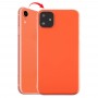 Cubierta de la cubierta con la apariencia de imitación i11 para el iPhone XR (con la bandeja de tarjeta SIM y teclas laterales) (Coral)