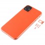 Задня кришка Корпус з Appearance Імітація i11 для iPhone XR (з SIM-карти лоток і бічні клавіші) (Coral)