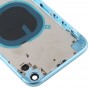 Tagasi korpuse kate IPhone XR i11 välimuse imitatsiooniga (SIM-kaardi salve ja külgvõtmetega) (sinine)