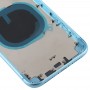 Tillbaka Husskydd med utseende Imitation av I11 för iPhone XR (med SIM-kortfack och sidoknappar) (blå)